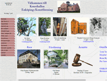 Tablet Screenshot of enkopingskonstforening.com